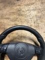 ASTRA MK5 VXR LEATHER STEERING WHEEL & AIRBAG.  BLACK INSERTS