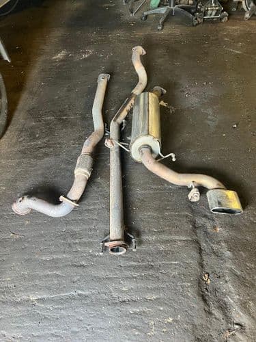 ASTRA MK5 VXR MILLTEK 2.5" S/S EXHAUST SYSTEM WITH TOYO DECAT DOWNPIPE