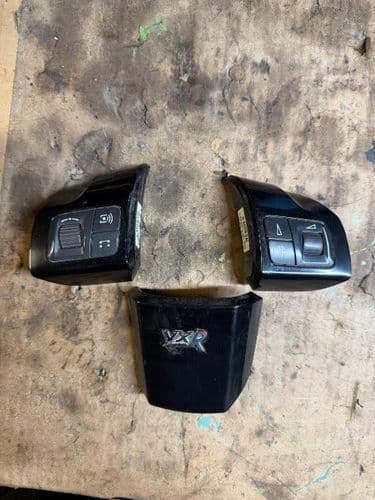 ASTRA MK5 VXR NURBURGRING PIANO BLACK STEERING WHEEL TRIMS x3