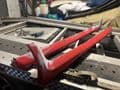 ASTRA MK5 VXR SIDE SKIRTS IN RED, PAIR