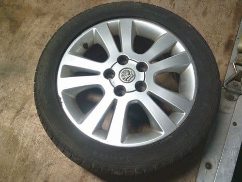 ASTRA SRI 16" GENUINE GM ALLOY WHEEL IN SILVER & TYRE