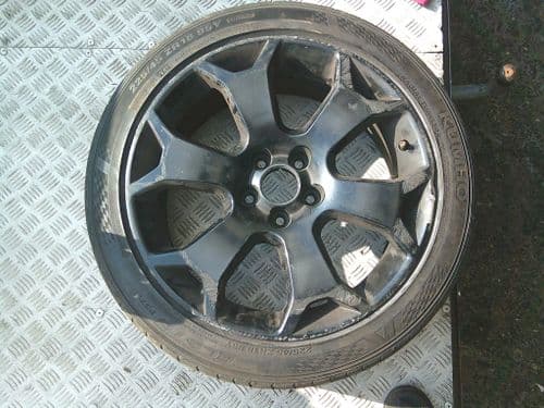 ASTRA VXR 18" GENUINE GM SNOWFLAKE ALLOY WHEEL IN BLACK & TYRE
