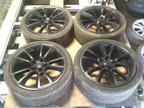 ASTRA VXR GENUINE 19" RONAL ALLOY WHEELS IN BLACK WITH TYRES, SET OF 4