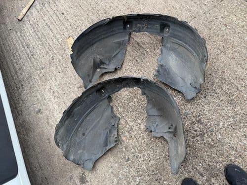CORSA D VXR GENUINE GM PLASTIC FRONT ARCH LINERS PAIR