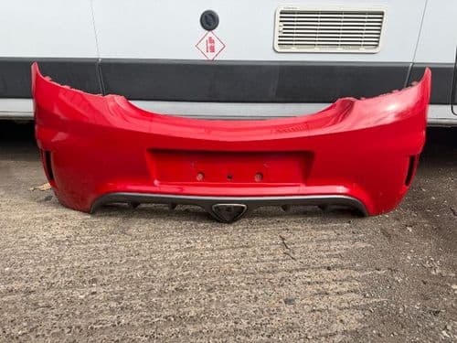 CORSA D VXR GENUINE GM REAR BUMPER IN RED