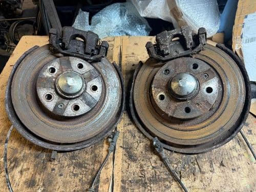 CORSA D VXR REAR BRAKE & HUB SET, ABS TYPE