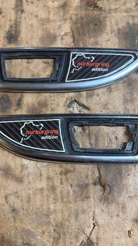 CORSA VXR GENUINE GM SIDE REPEATER SURROUNDS WITH NURBURGRING INSERTS PAIR