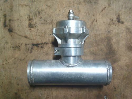 GENUINE TIAL RECIRC BLOW OFF VALVE(BOV) Q-SERIES IN SILVER WITH CLAMP & PIPEWORK