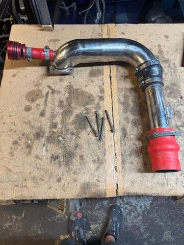 Z20LEH S/S 3 INCH LARGE TOPHAT, DUMP VALVE, POWERPIPE & SILICONE HOSES