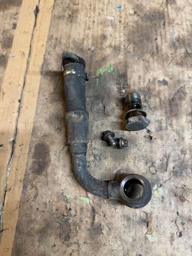 Z20LEH VXR TURBO OIL RETURN PIPE & BOLTS
