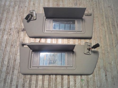 ZAFIRA B ILLUMINATED SUNVISORS, PAIR