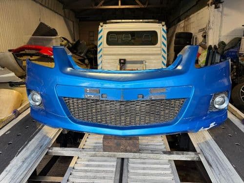 ZAFIRA B VXR GENUINE GM FRONT BUMPER IN ARDEN BLUE