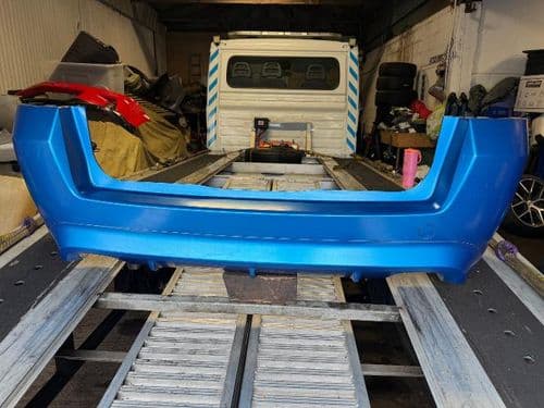 ZAFIRA B VXR GENUINE GM REAR BUMPER IN ARDEN BLUE