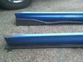 ZAFIRA B VXR SIDE SKIRTS IN ARDEN BLUE PAIR WITH EXTENSION KIT