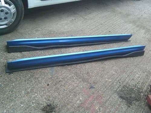 ZAFIRA B VXR SIDE SKIRTS IN ARDEN BLUE PAIR WITH EXTENSION KIT