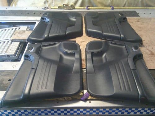 ZAFIRA GSI BLACK LEATHER 4x INTERIOR DOOR CARDS