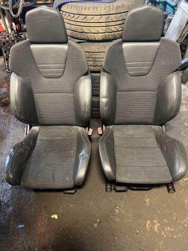 ZAFIRA VXR RECARO HALF LEATHER FRONT SEATS, PAIR