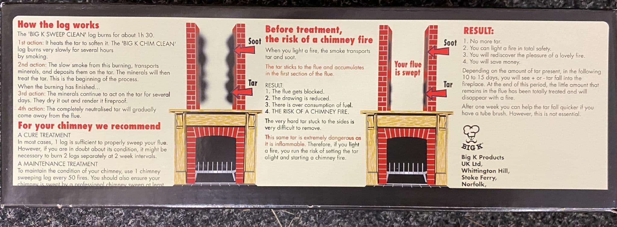 CHIMNEY CLEANING LOG
