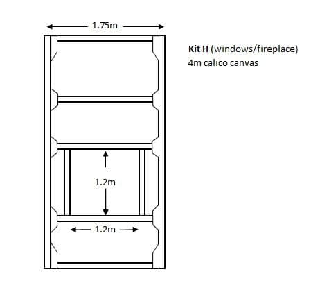 4m Window / Window Frame
