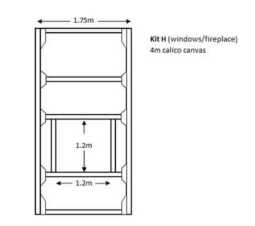 4m Window / Window Frame