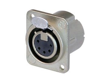 5 Pin Panel Mount Socket