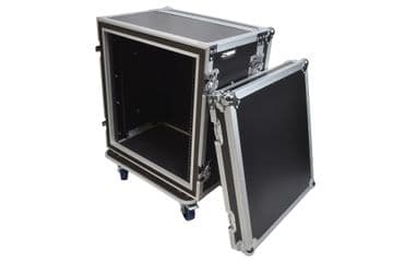 Cobra 12U 19" Shock Mount Case with 300mm Hex Board & Wheels