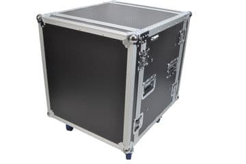 Cobra 12U 19" Shock Mount Case with 500mm Hex Board & Wheels
