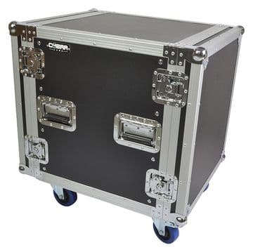 Cobra 12U Full Size Flight Case With Wheels