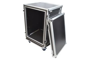 Cobra 16U 19" Shock Mount Case with 500mm Hex Board & Wheels