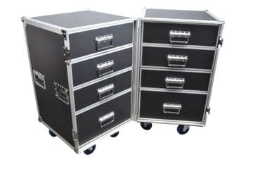 Cobra 8 Drawer Flightcase with Two Sections