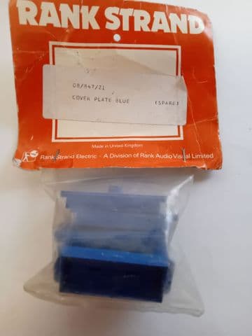 Cover Plate Blue 08/847/21