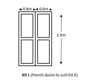 French Doors frame only