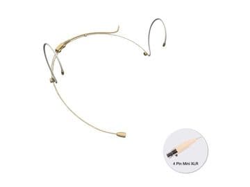 Headworn Microphone Biege - Compatible with JTS Beltpack