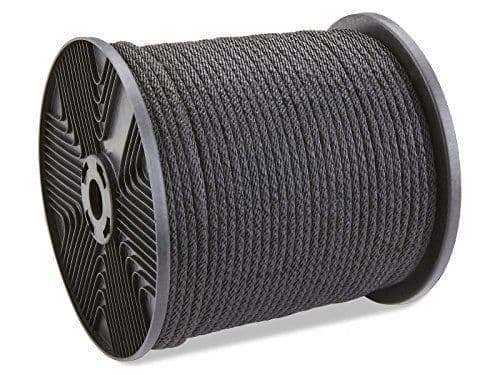 Rope Braided Black PK60 6mm per 10m