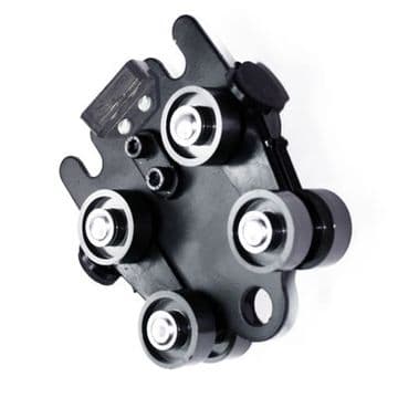 T60 Carrier Master Plain Wheels Curved Track (per 2)