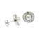 AAA Stud Earring 5mm Button Pearl Sterling Silver
