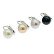 Clip On Pearl Earrings - 8-9 mm AA - Sterling Silver. Available in: White, Pink, Lavender & Black