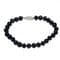 Pearl Bracelet - AA 6-7mm Near Round Cultured Freshwater Black Pearls Sterling Silver filigree clasp