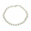 Pearl Bracelet - AA 6mm Round Cultured Freshwater Pearls - with sterling silver lobster clasp