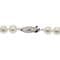 Pearl Bracelet - AA 7mm Round Cultured Freshwater Pearl with sterling silver clasp