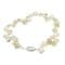 Pearl Bracelet - AAA Keshi Pearls - with sterling silver clasp. Available in White & Peach.