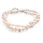 Pearl Bracelet - Double Strand Baroque Pearls, various colours available