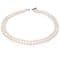 Pearl Choker - Double Strand - AA 6mm round pearls - sterling silver tube clasp