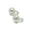 Pearl Clip-On Earrings - 9mm Button Pearl Sterling Silver