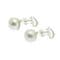 Pearl Clip-On Earrings - 9mm Button Pearl Sterling Silver