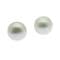 Pearl Earrings - 11-12 mm AA Button Pearls - Sterling Silver Studs. Available in White