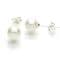 Pearl Earrings - 6mm AAA Round Pearls on Sterling Silver Studs