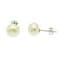 Pearl Earrings - 8-9 mm AA Button Pearls on Sterling Silver.White, Pink, Lavender, Black, Grey, Red
