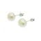 Pearl Earrings - 8-9 mm AA Button Pearls on Sterling Silver.White, Pink, Lavender, Black, Grey, Red