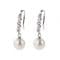 Pearl Earrings AA+ 8mm Round Pearls on Sterling Silver Hooks